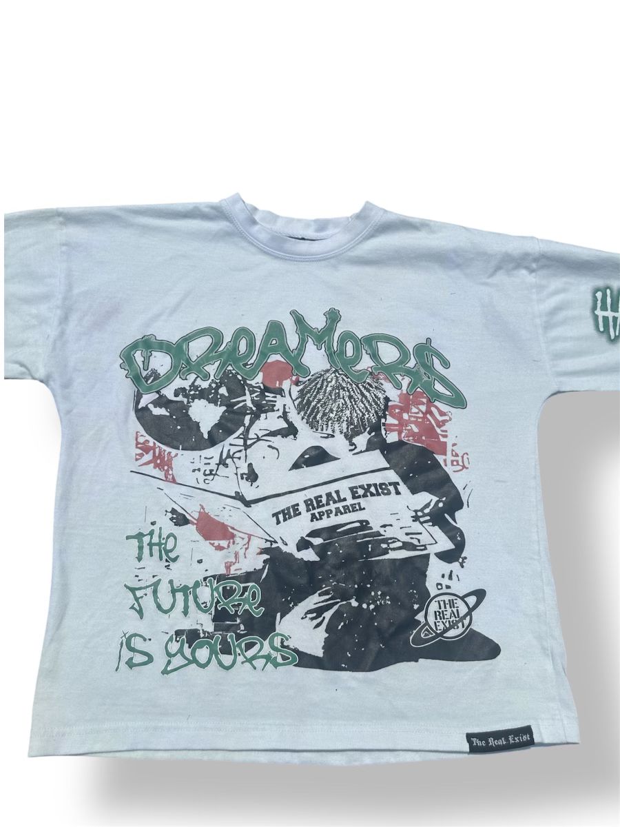 "DREAMERS" WHITE SHIRT