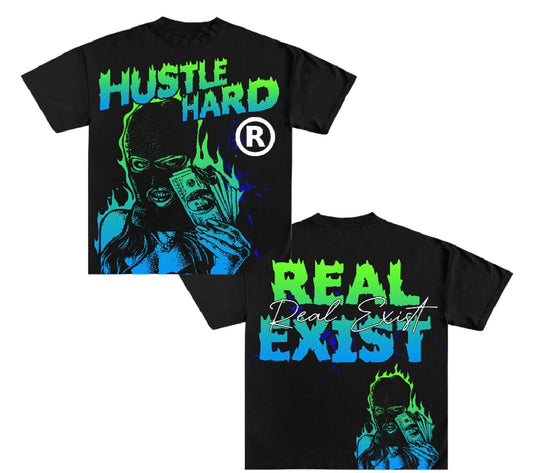 "HUSTLE HARD" TEE