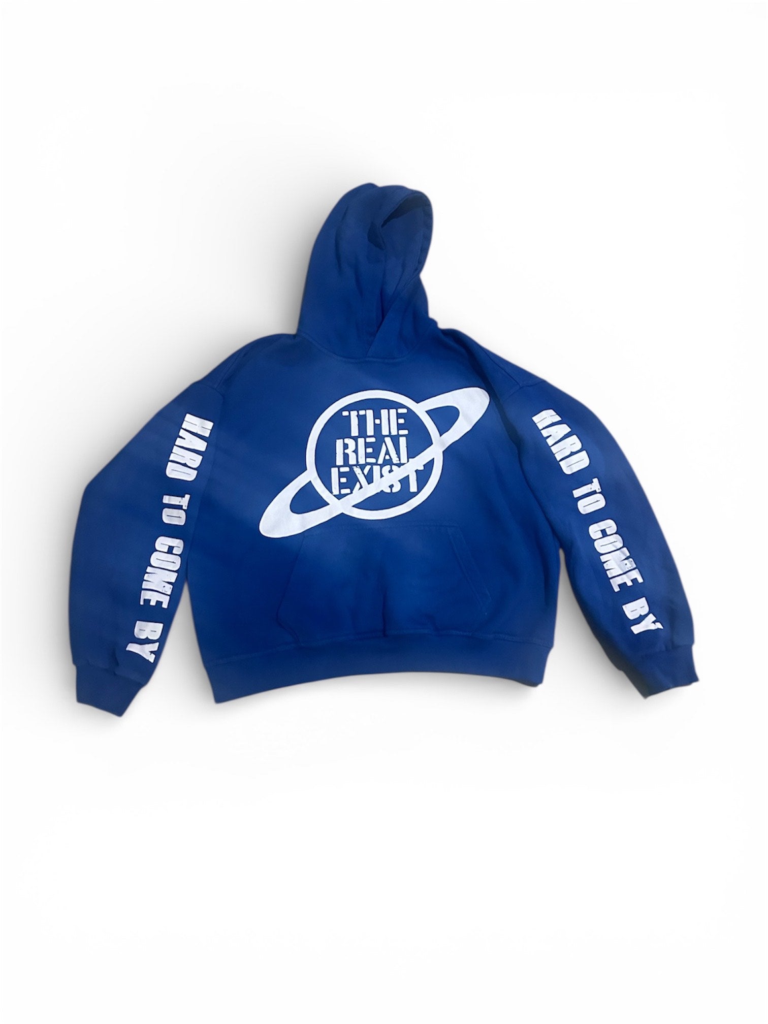 Blue "logo" hoodie