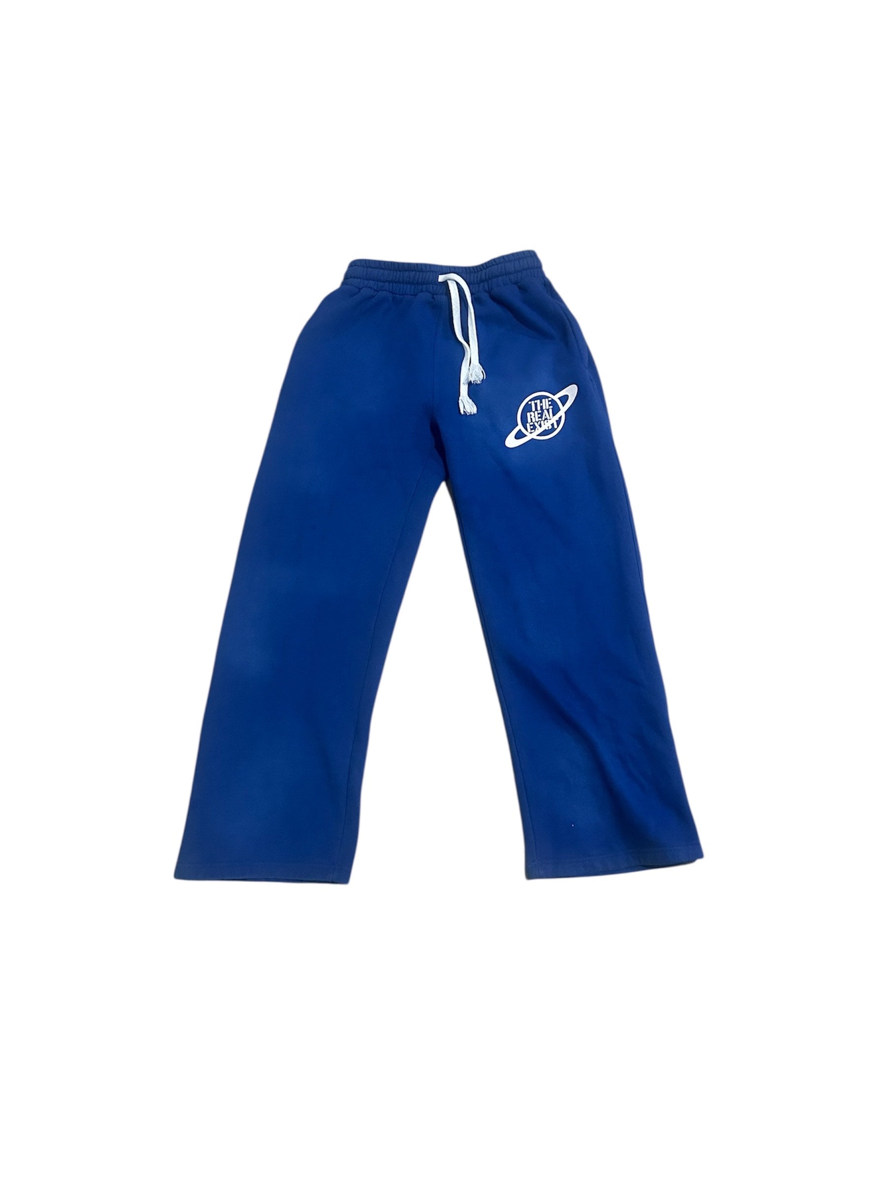 Blue "Logo" Sweatpants