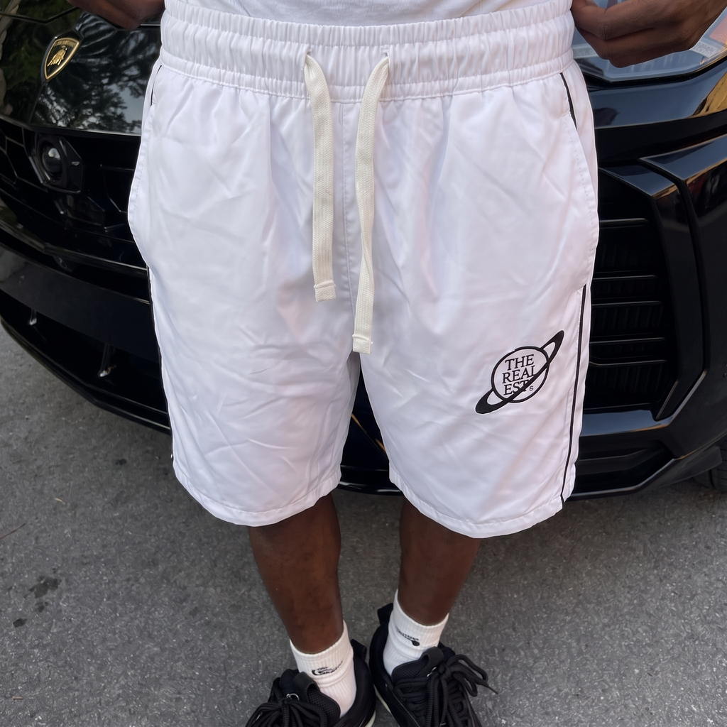 'STAMP' SHORTS (WHITE)