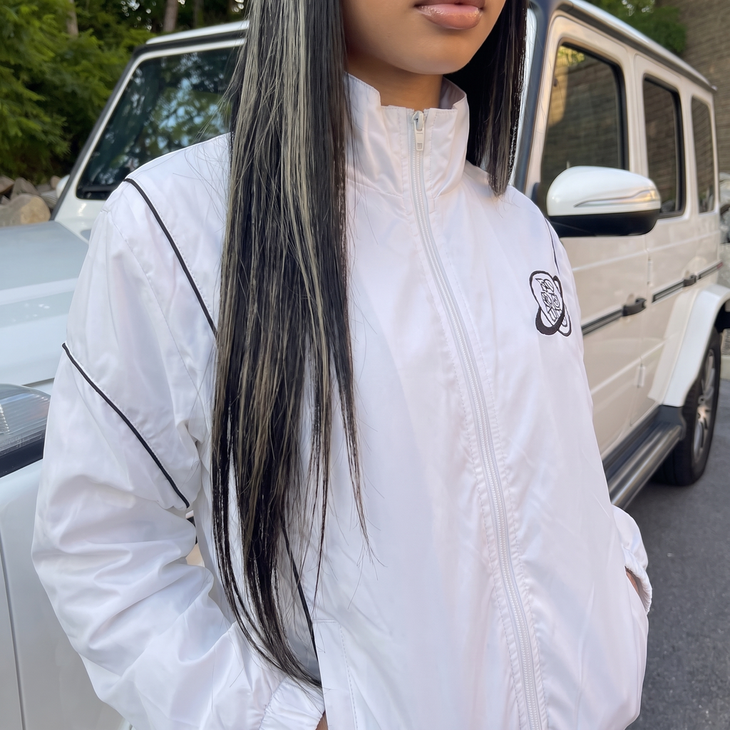 'STAMP' JACKET (WHITE)